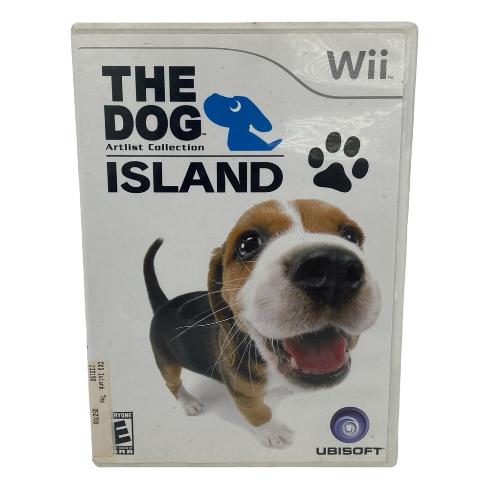 The Dog Island Nintendo Wii Artlist Collection Ubisoft Puppy COMPLETE CIB